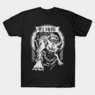 Fenrir Wolf Viking Norse Mythology Ragnarok T-Shirt